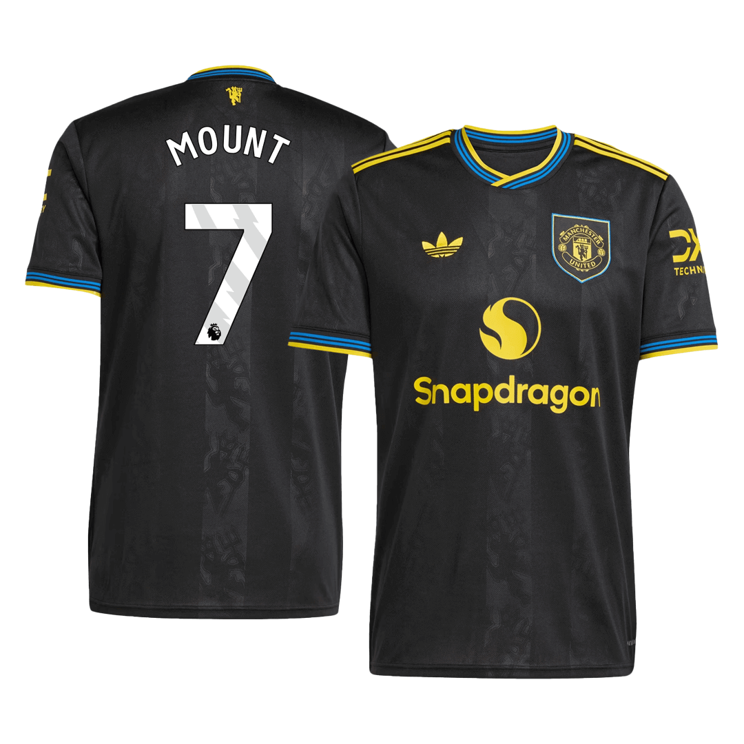 MOUNT #7 Manchester United Derde Shirt 2025/26 Zwart