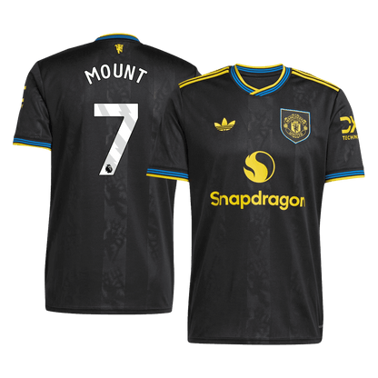 MOUNT #7 Manchester United Derde Shirt 2025/26 Zwart