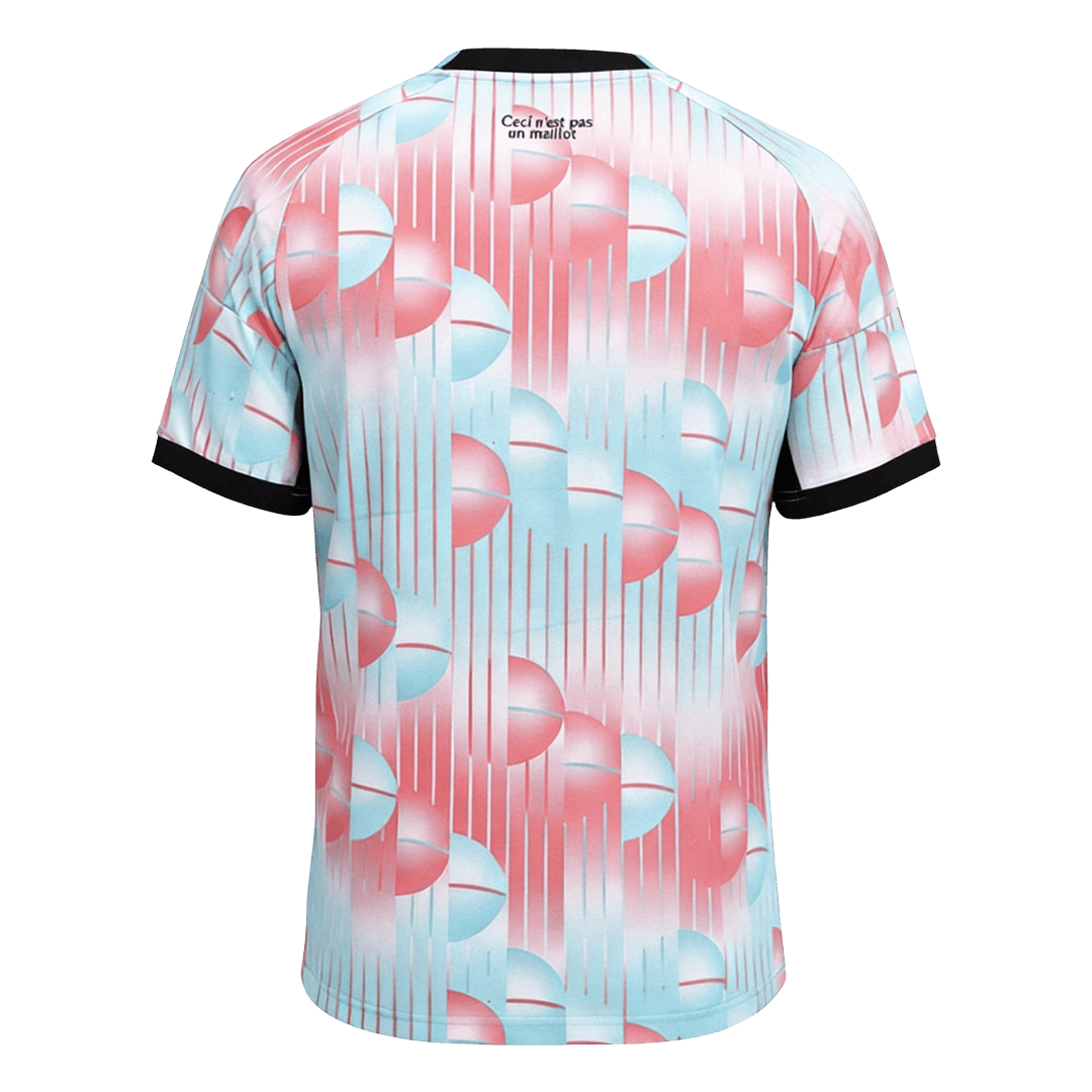 België Uitshirt - Wereldkampioenschap 2026 Blauw&Roze Grote Maten