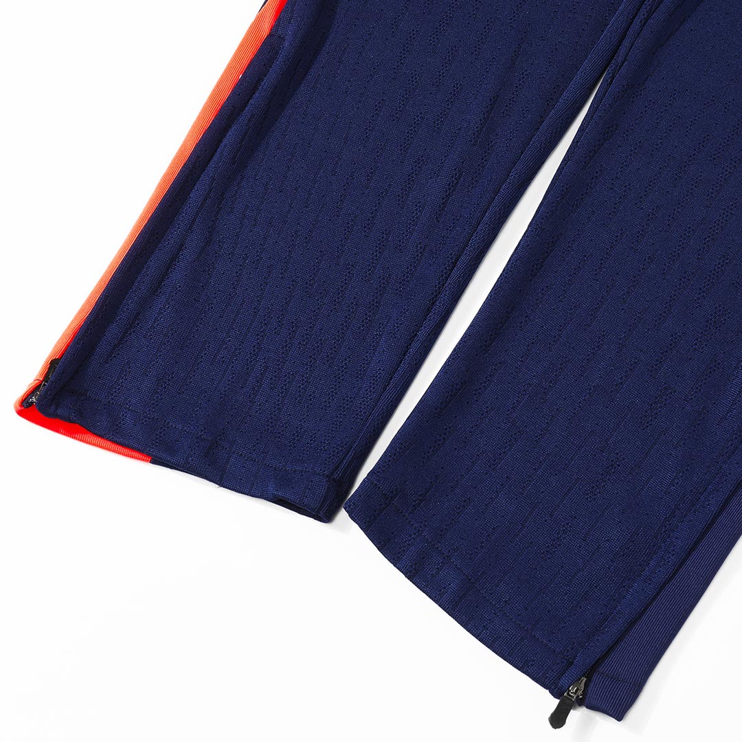 Barcelona Sweatshirt Kit 2025/26 Kinderen Zwart&Oranje