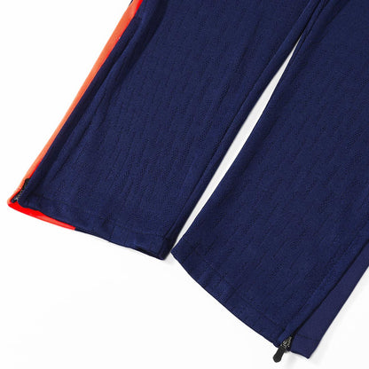 Barcelona Sweatshirt Kit 2025/26 Kinderen Zwart&Oranje
