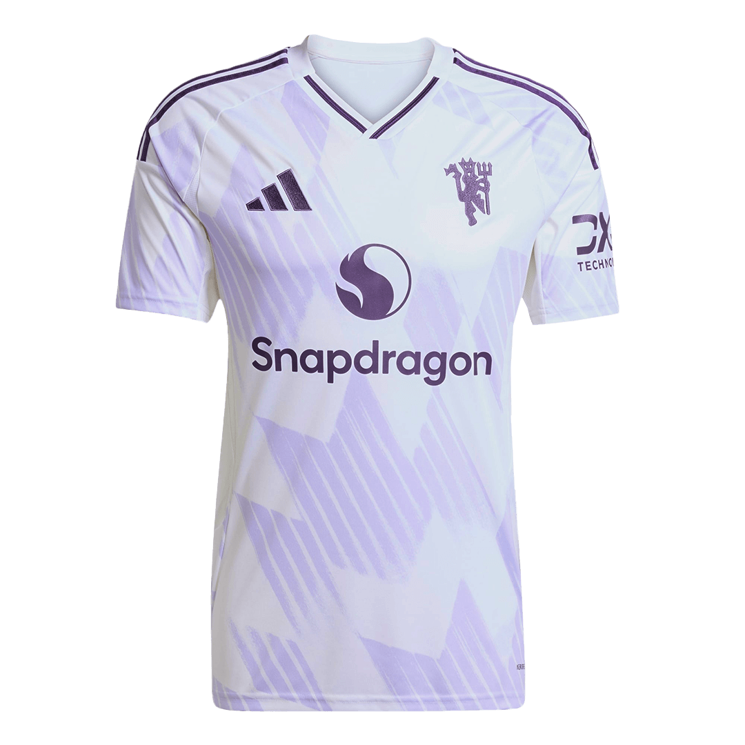 BERG #7 Manchester United Uitshirt 2025/26 Wit