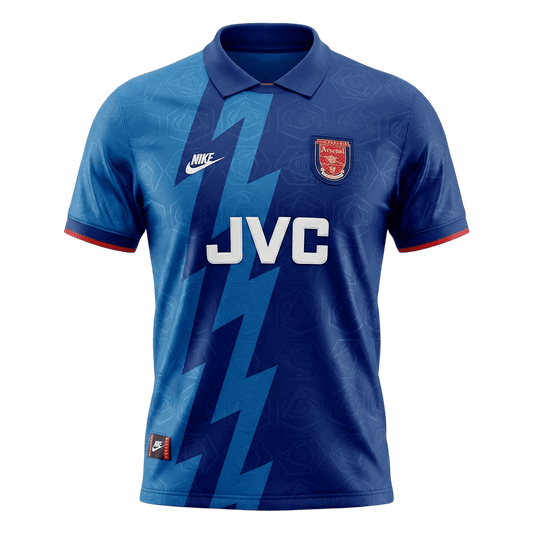 Retro Arsenal Uitshirt 1995 Blauw