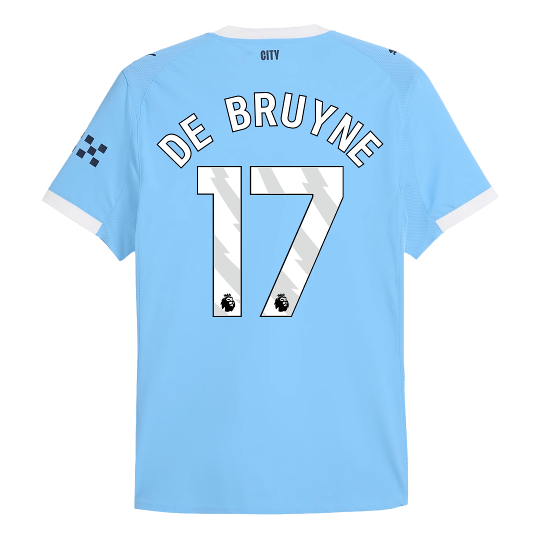 DE BRUYNE #17 Manchester City Thuis Shirt 2025/26 Authentiek