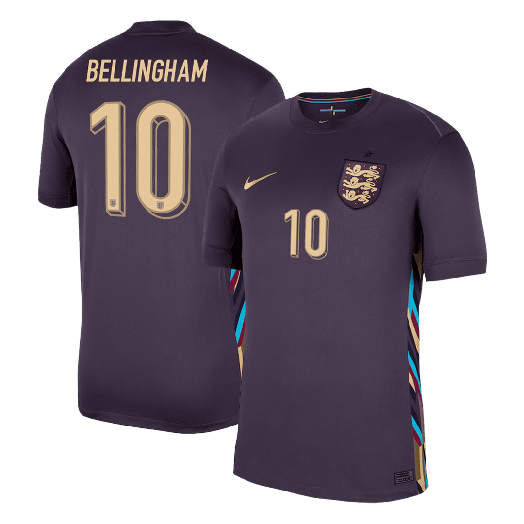 BELLINGHAM #10 Engeland Uitshirt Voetbalshirt 2024 - Super