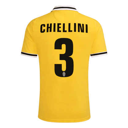 Retro CHIELLINI #3 Juventus Uit Thuisshirt 2013/14 Geel