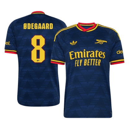 ØDEGAARD #8 Arsenal Extérieur Maillot 2026/27 Bleu marine - UCL