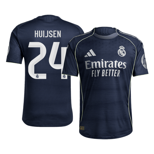 HUIJSEN #24 Real Madrid Uitshirt 2025/26 Authentiek