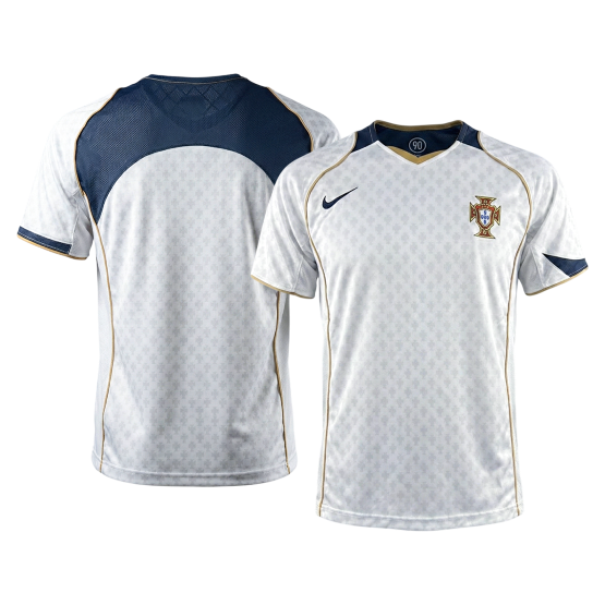 Retro Portugal Uitshirt 2004 Wit