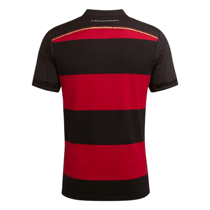 Retro Duitsland Uitshirt 2014 Zwart&Rood