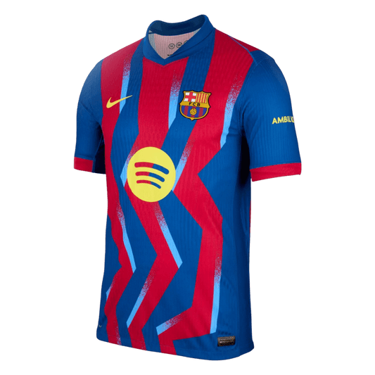 Barcelona Thuisshirt 2025/26 Rood & Blauw Speler