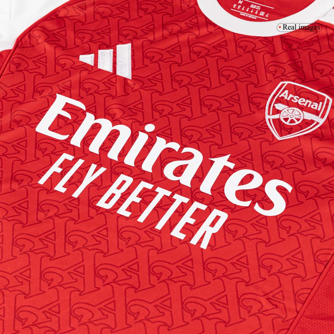 SALIBA #2 Arsenal Thuisshirt 2025/26 Rood - Super