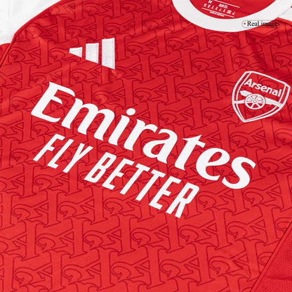 SALIBA #2 Arsenal Thuisshirt 2025/26 Rood - Super