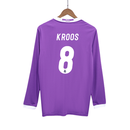 KROOS #8 Retro Real Madrid Uitshirt Lange Mouwen 2016/17