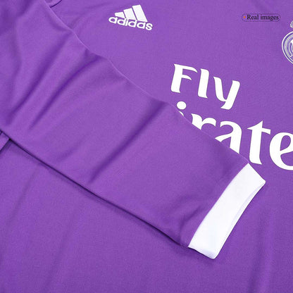 Retro Real Madrid Uitshirt Lange Mouwen 2016/17