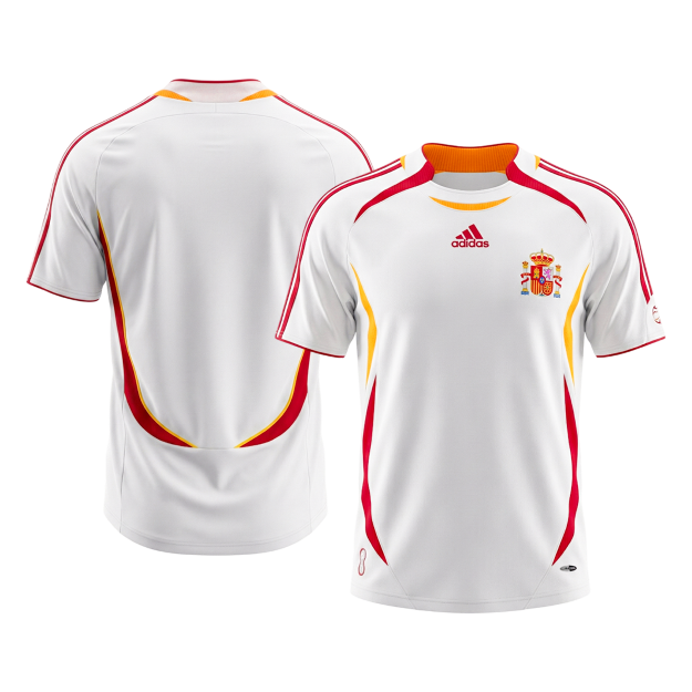 Retro Spanje Uitshirt 2006 Wit
