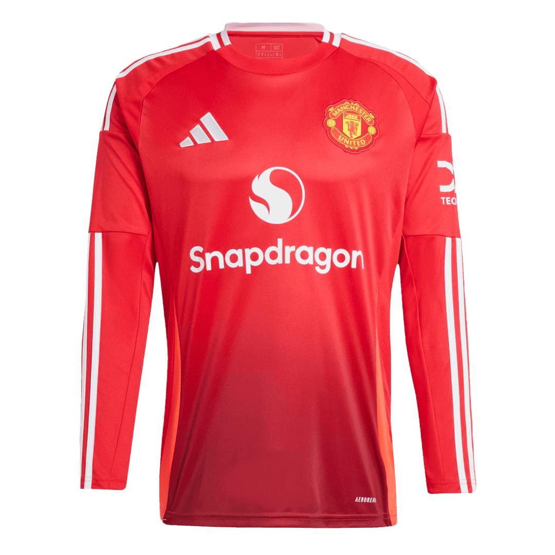 Manchester United Domicile Maillot Manches Longues 2024/25