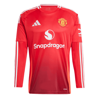 Manchester United Domicile Maillot Manches Longues 2024/25