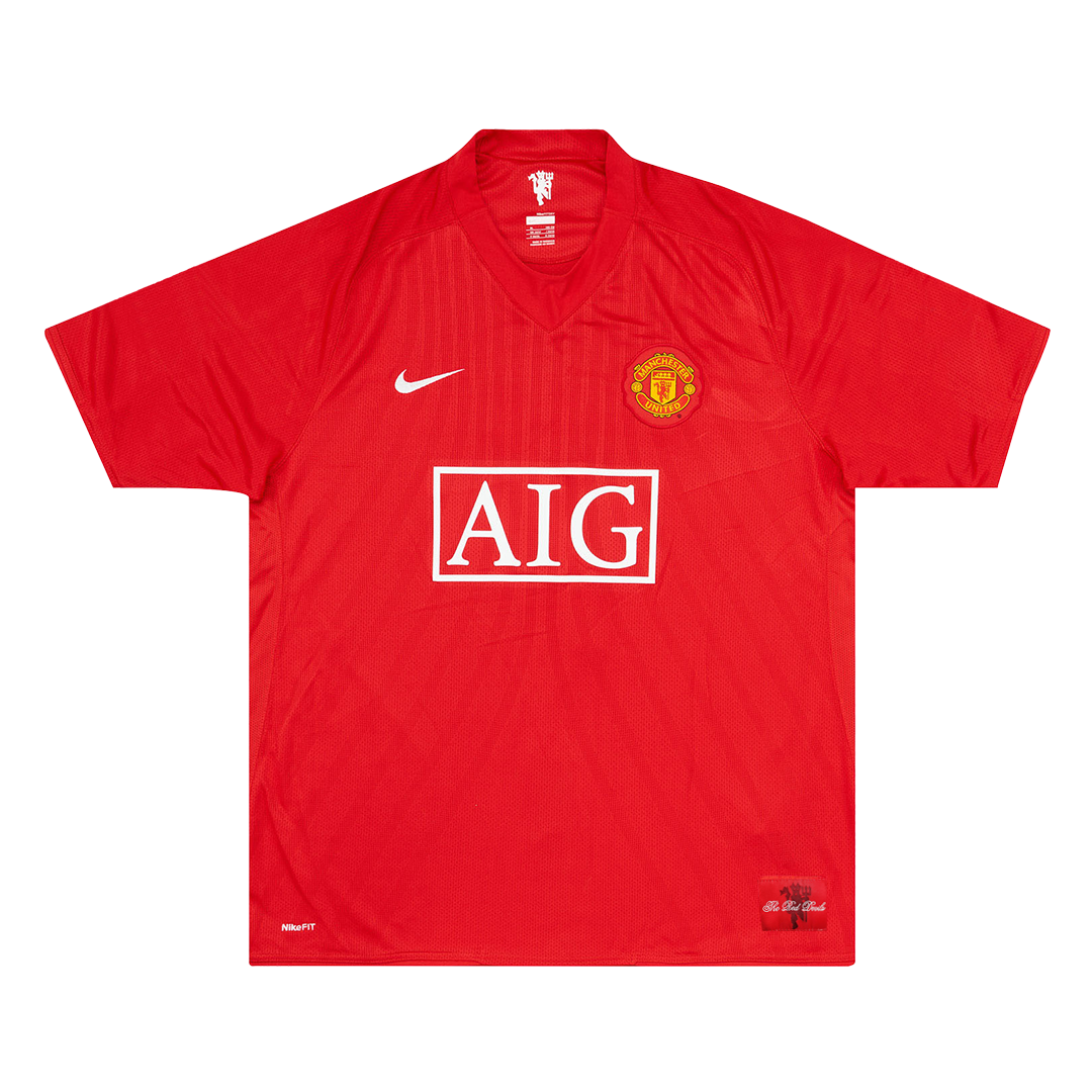 Retro RONALDO #7 Manchester United Thuisshirt 2007/08