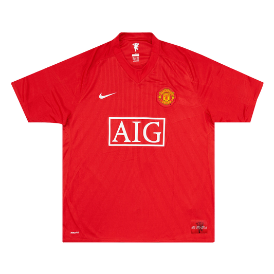 Retro RONALDO #7 Manchester United Domicile Maillot 2007/08
