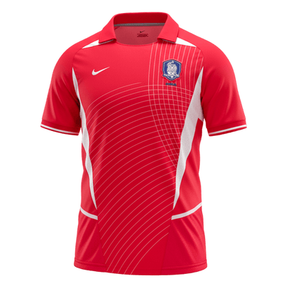 Retro Zuid-Korea Thuis Shirt 2002 Rood