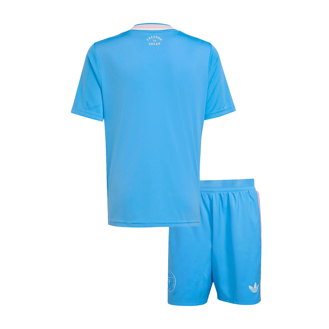 Inter Miami CF Derde Tenue Kit 2025 Kinderen Blauw