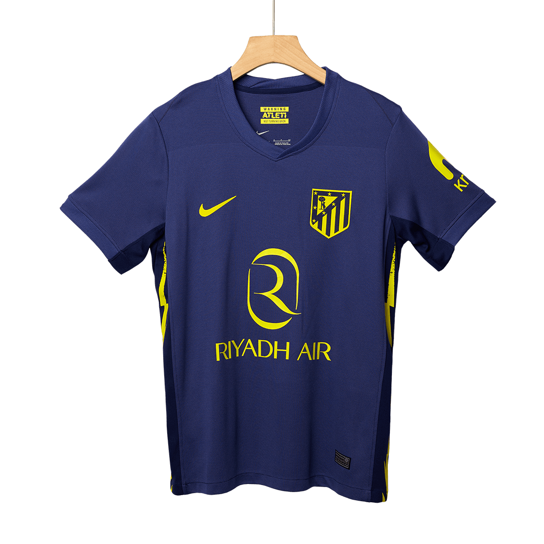 GRIEZMANN #7 Atlético Uitshirt 2025/26 Marineblauw