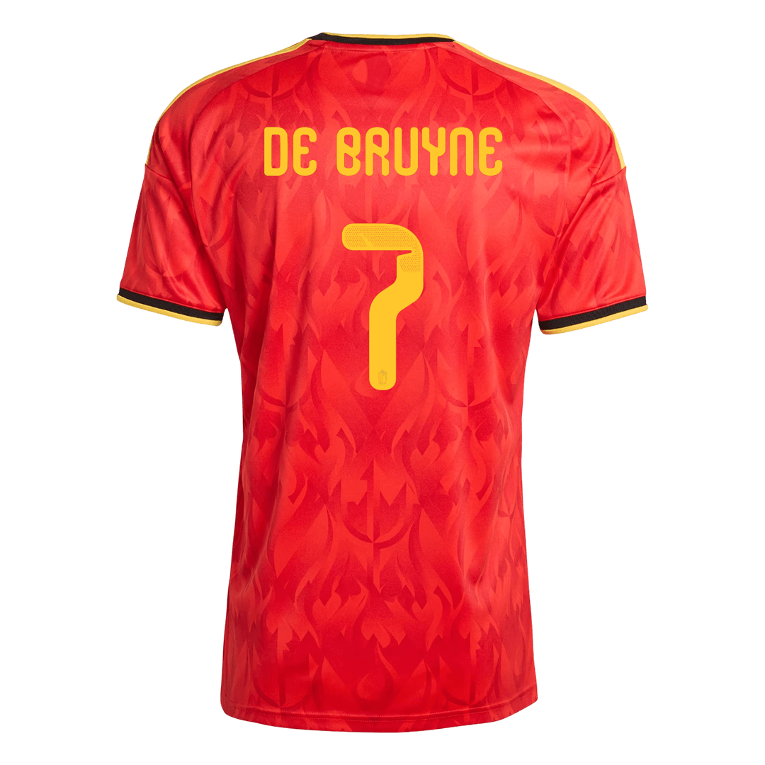 DE BRUYNE #7 België Thuisshirt - WK 2026 Rood