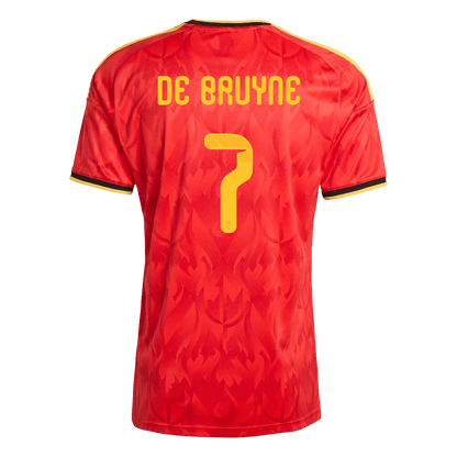 DE BRUYNE #7 België Thuisshirt - WK 2026 Rood