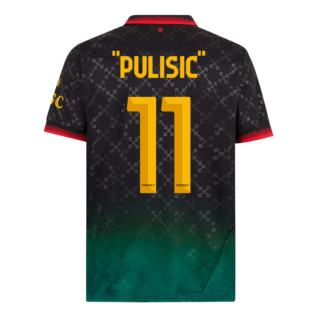 PULISIC' #11 AC Milan Vierde Shirt 2024/25
