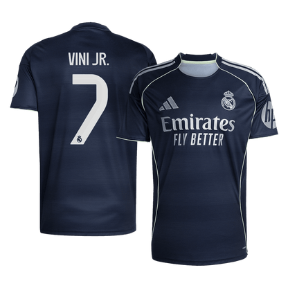 VINI JR. #7 Real Madrid Uitshirt 2025/26 Grote Maten