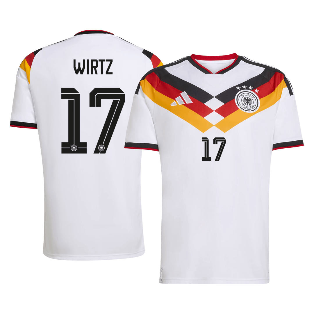 WIRTZ #17 Duitsland Thuistenue WK 2026 Wit