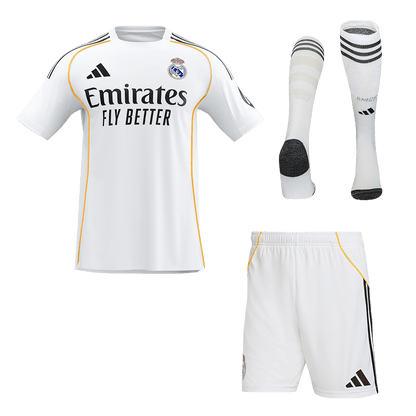 Real Madrid Thuisshirt Tenue 2025/26 Wit - Super