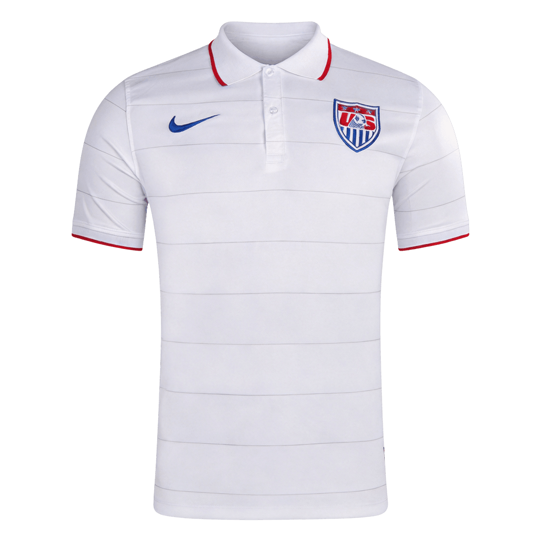 Retro Verenigde Staten Thuis Shirt 2014 Wit