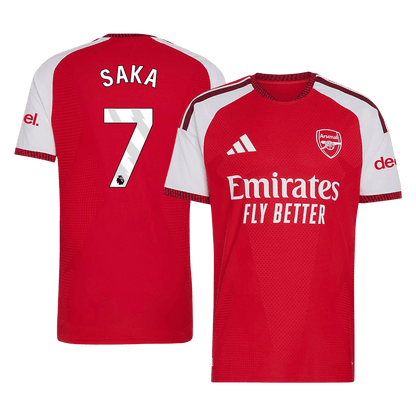 SAKA #7 Arsenal Domicile Maillot 2026/27 Rouge Joueur