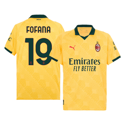 FOFANA #19 AC Milan Derde Thuisshirt 2025/26 Geel