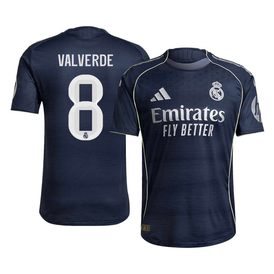 VALVERDE #8 Real Madrid Uitshirt 2025/26 Authentiek