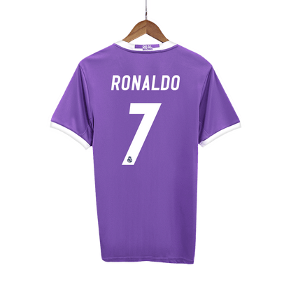 RONALDO #7 Retro Real Madrid Uit Thuisshirt 2016/17