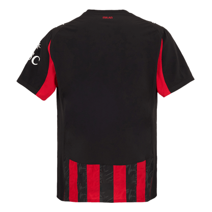 AC Milan Thuis Shirt 2025/26 Rood&Zwart Authentiek Grote Maten