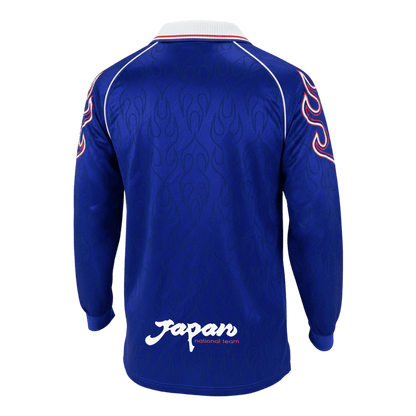 Retro Japan Thuisshirt Lange Mouwen 1998 Blauw