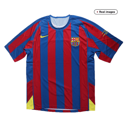 Retro FC Barcelona Thuisshirt 2005/06 - UCL