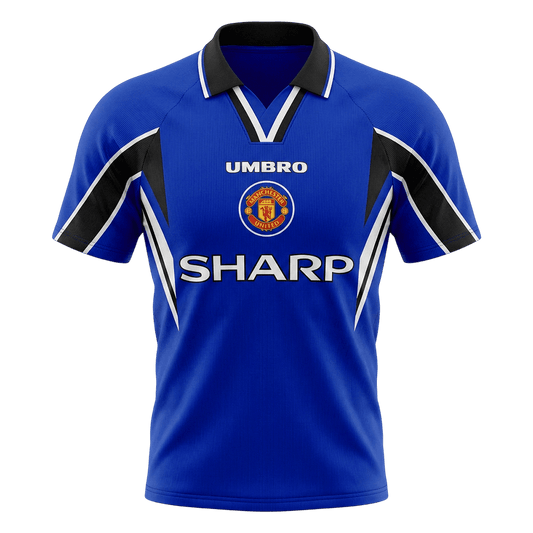 Retro Manchester United Derde Shirt 1996/97 Blauw