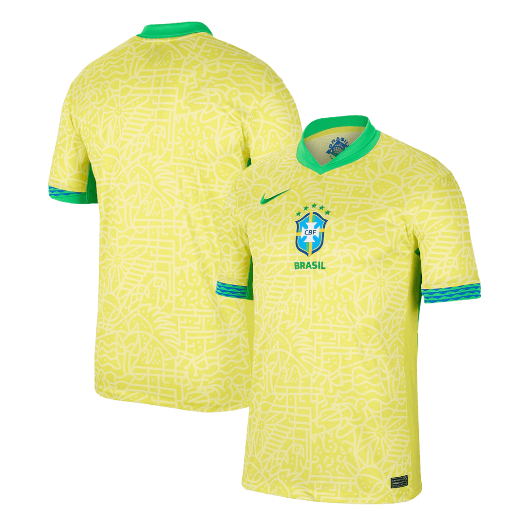 Brazilië Thuisshirt 2024 - Extra Grote Maat