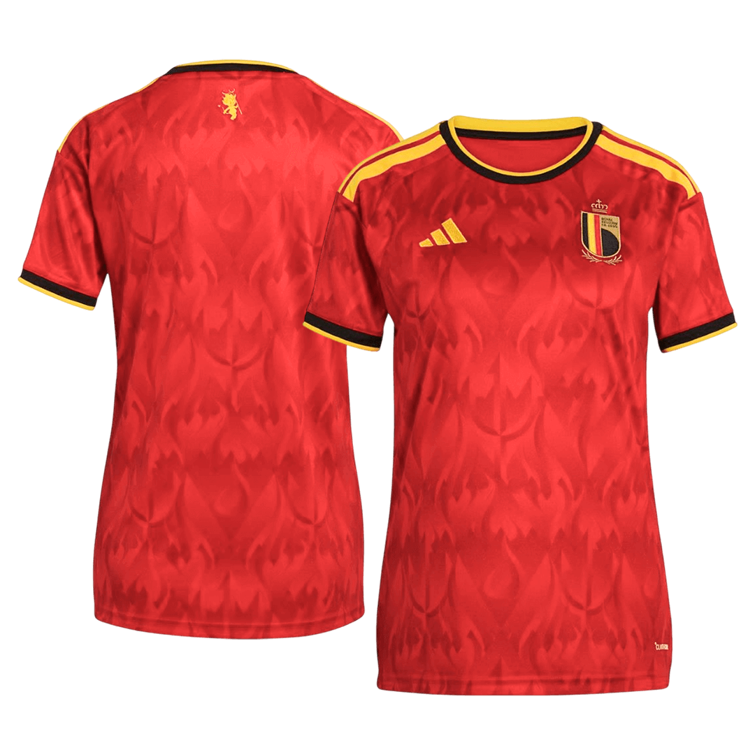 Vrouwen België Thuis Shirt - Wereldkampioenschap 2026 Rood