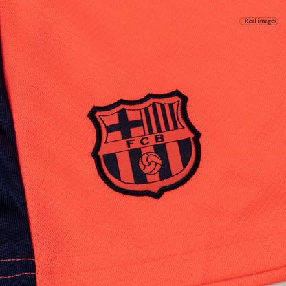 Barcelona Derde Thuisshirt Kit 2025/26 Kinderen Oranje