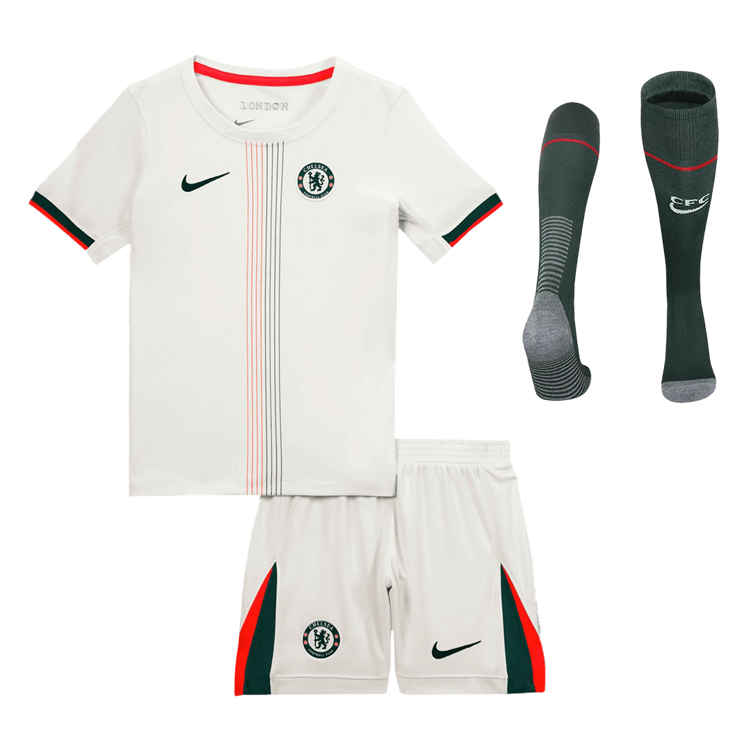 Chelsea Uitshirt Kit 2025/26 Kinder Wit