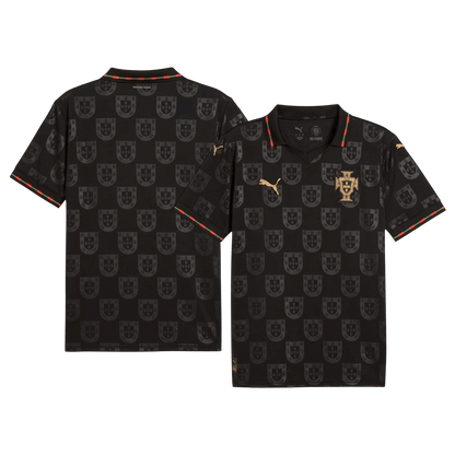 Portugal WK 2026 Shirt Zwart Grote Maat
