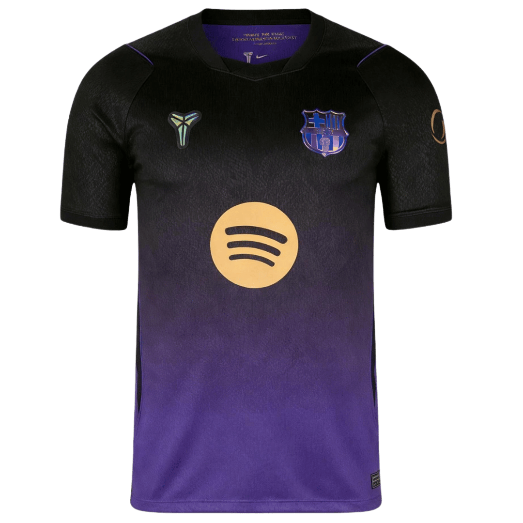 RAPHINHA #11 Barcelone Extérieur Maillot 2026/27 Black/Purple - UCL