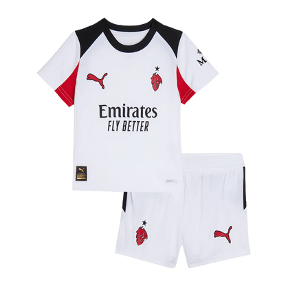 AC Milan Uit Thuistenue 2025/26 Kinderen Wit