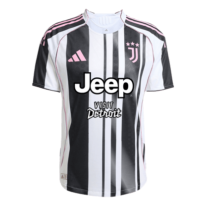 KALULU #15 Juventus Thuisshirt 2025/26 Zwart&Wit Authentiek